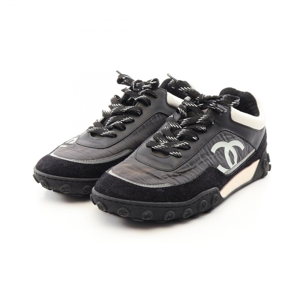 Chanel Coco Mark Sneakers Shoes #36 1/2 #315125C42B